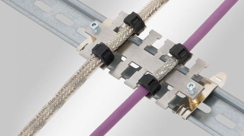 KAFM-EMC cable assembly with strain relief